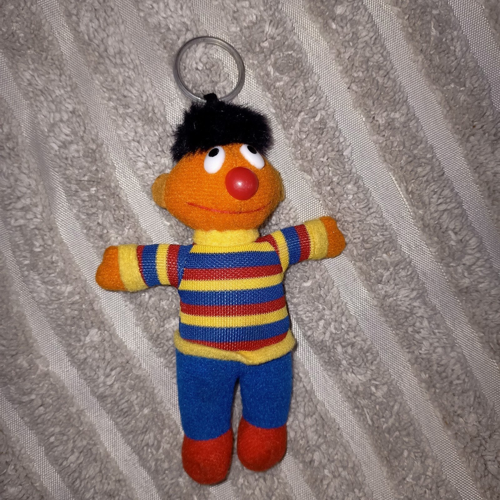Vintage sesamstraat ernie sleutelhanger, celavita., Ophalen of Verzenden, Zo goed als nieuw, Knuffel of Figuurtje