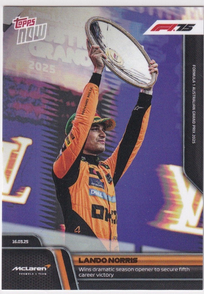Lando Norris #013, Verzenden, Nieuw, Formule 1