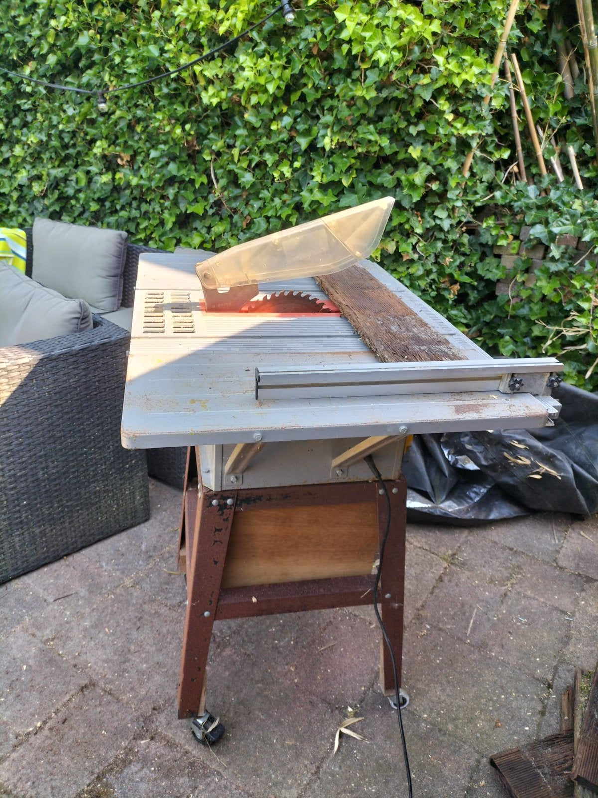 Tafel cirkelzaag, Ophalen, Gebruikt, Cirkelzaag, 30 tot 70 mm