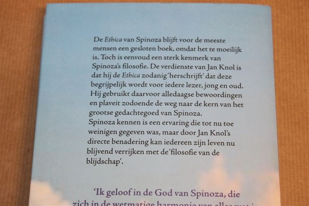 En je zult Spinazie Eten — Jan Knol over Spinoza, Ophalen of Verzenden, Gelezen