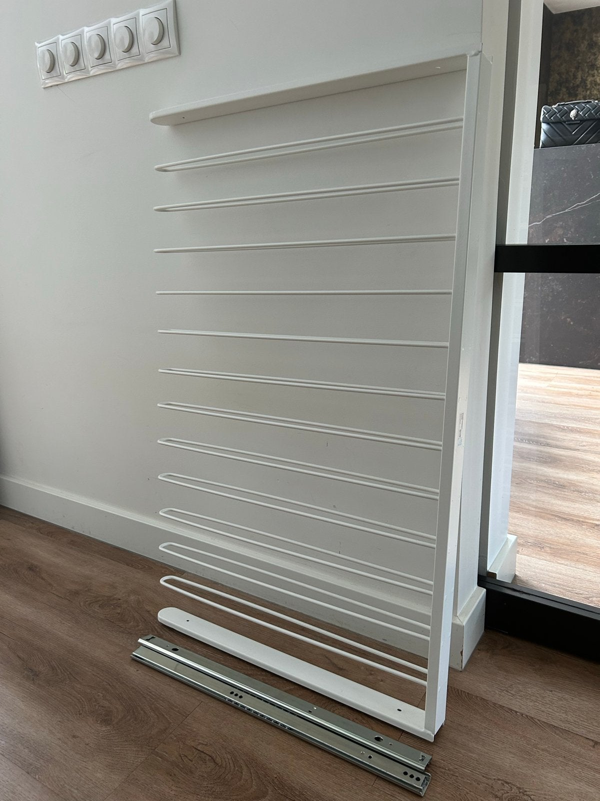 Uittrekbare broekhanger voor IKEA Pax kast 100cm, Huis en Inrichting, Kasten | Kledingkasten, Ophalen, 50 tot 100 cm, Zo goed als nieuw
