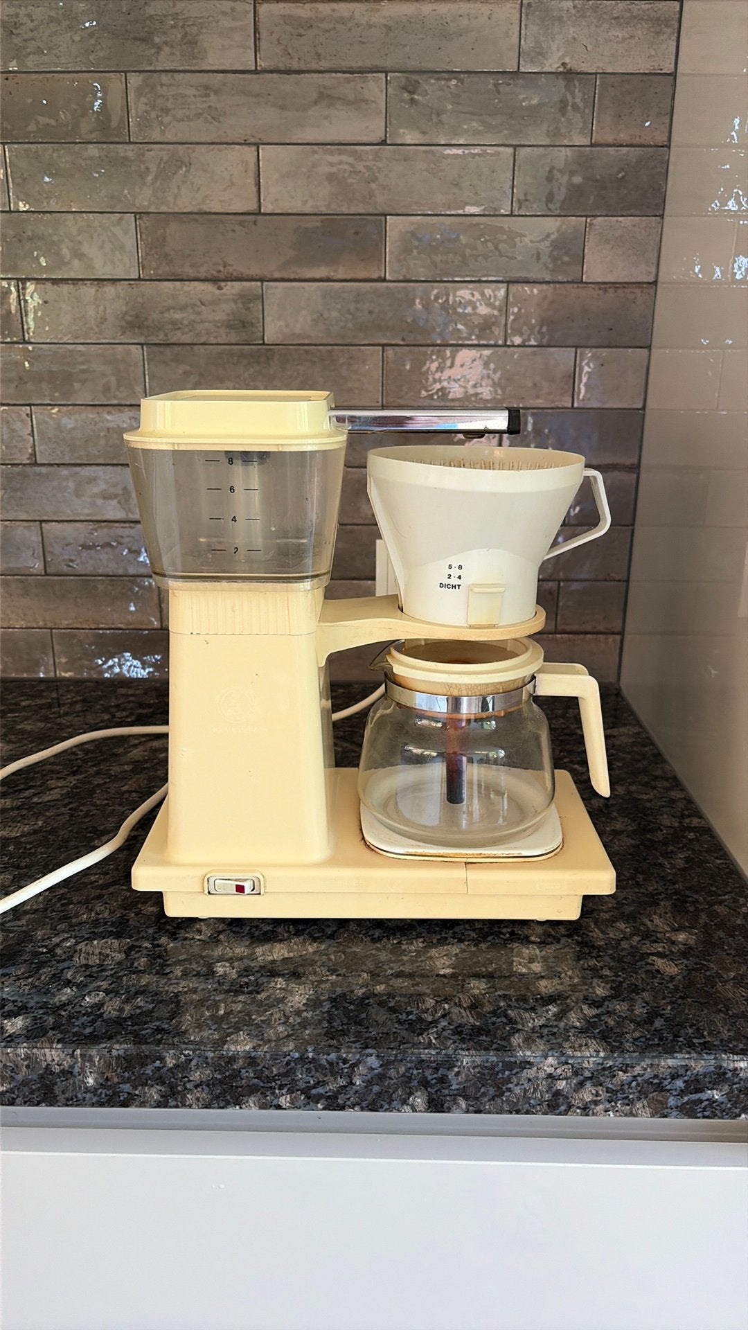 Vintage Technivorm Moccamaster type 851, 4 tot 10 kopjes, Ophalen of Verzenden, Gebruikt, Koffiemachine