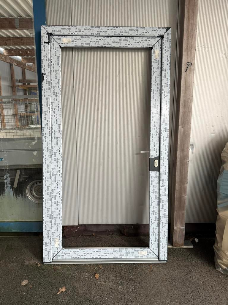 NIEUWE achterdeur | kunststof | antraciet | wit | kwaliteit, 75 tot 150 cm, Kunststof, Deurkozijn, Nieuw