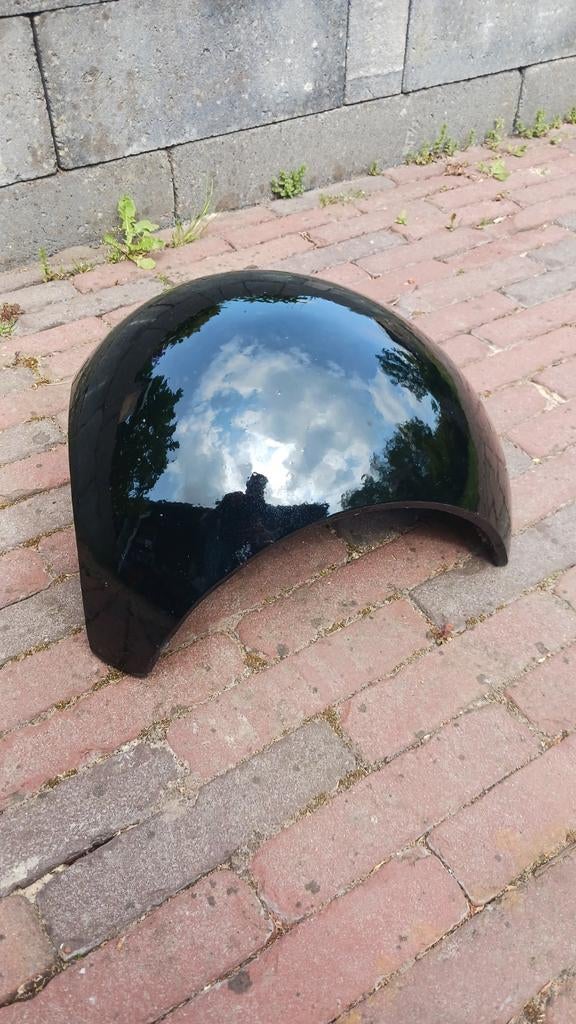 Vorsthoed hoogglans zwart geglazuurd VHV, Doe-het-zelf en Verbouw, Dakpannen en Dakbedekking, Ophalen, Steen of Klei, Zwart, Minder dan 5 m²