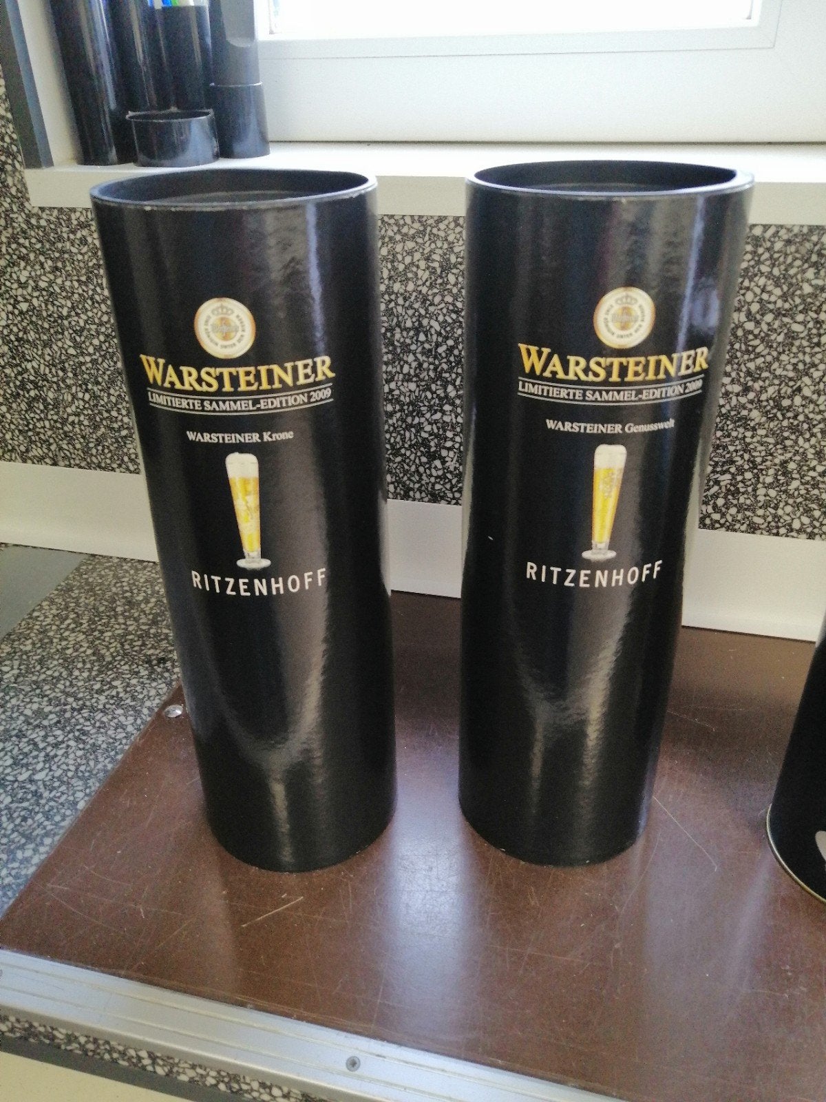 Warsteiner kokers 2x zgan zie alle foto's, Verzamelen, Ophalen of Verzenden, Zo goed als nieuw, Overige
