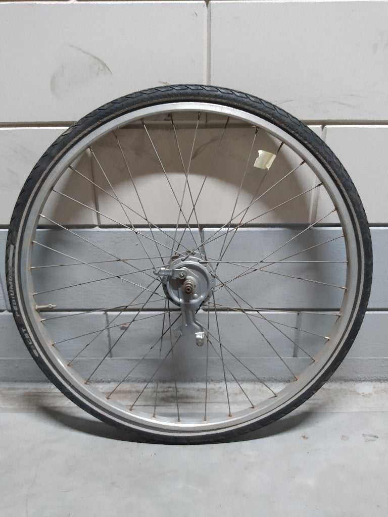 28'achterwiel met Sachs naaf en z.g.a.n. buitenband, Fietsen en Brommers, Ophalen, Gebruikt, Wiel, Aluminium