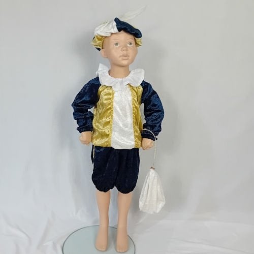Nieuw pietenpak maat 104 merk Markeys, Diversen, Sinterklaas, 9407 JR, Nieuw, Ophalen of Verzenden, Markeys pietenpakken