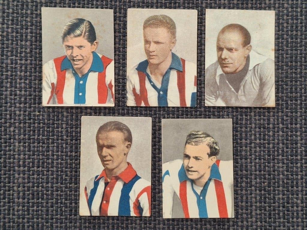 Maple Leaf voetblplaatjes Willem II 5x, Verzamelen, Verzenden, Gebruikt, Willem II