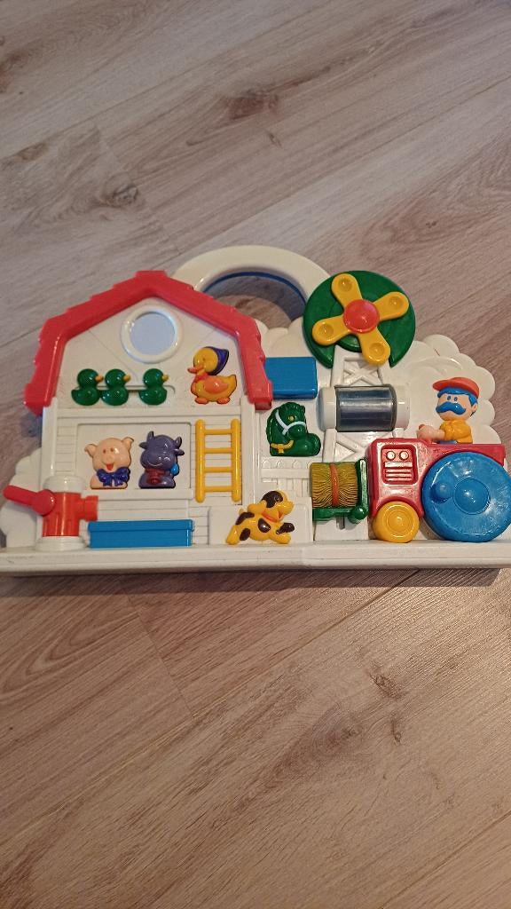 Chicco boerderij (vintage), Kinderen en Baby's, Speelgoed | Babyspeelgoed, Gebruikt, Overige typen, Ophalen of Verzenden