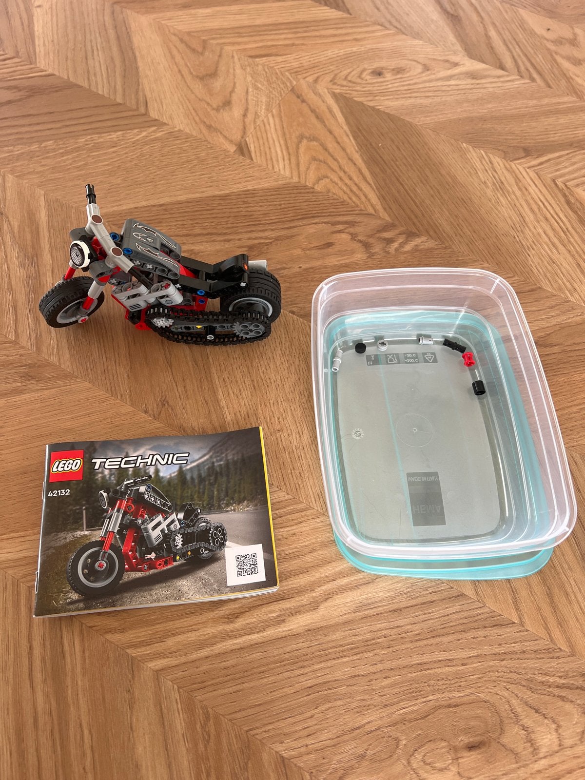 Lego Technic Motor 42132, Lego, Ophalen of Verzenden, Zo goed als nieuw, Complete set