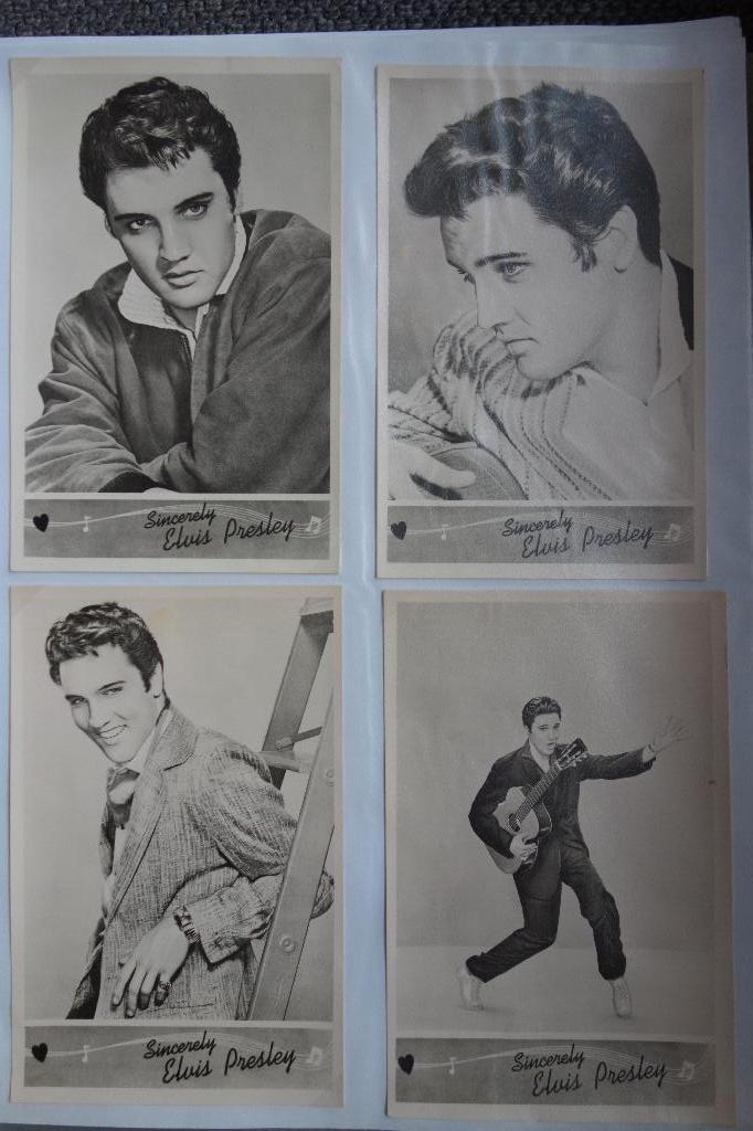 Elvis Presley briefkaarten 4 maal, Ophalen of Verzenden, Nieuw, Foto of Kaart
