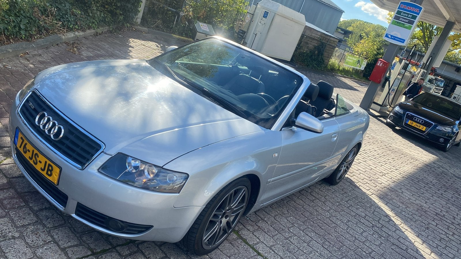 Audi A4 3.0 V6 162KW Cabrio AUT 2002 Grijs, 1595 kg, Cabriolet, 4 stoelen, A4