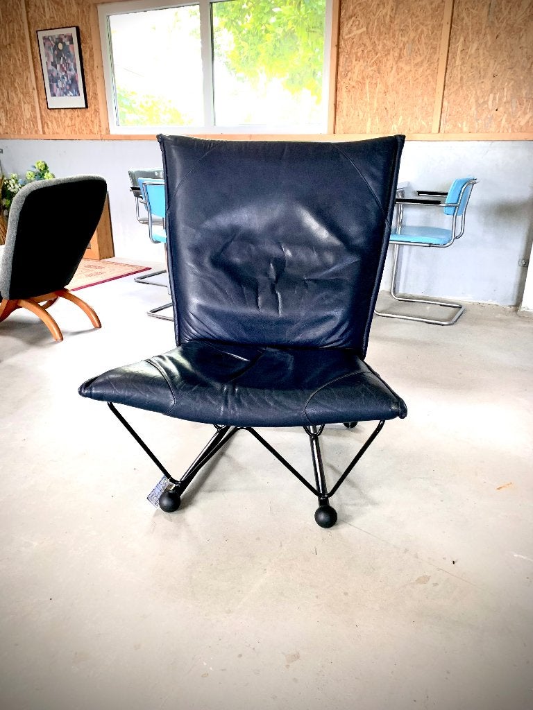 Flyer Lounge chair Boonzaaijer en Mazairac, Gebruikt, Ophalen of Verzenden, 50 tot 75 cm, Leer