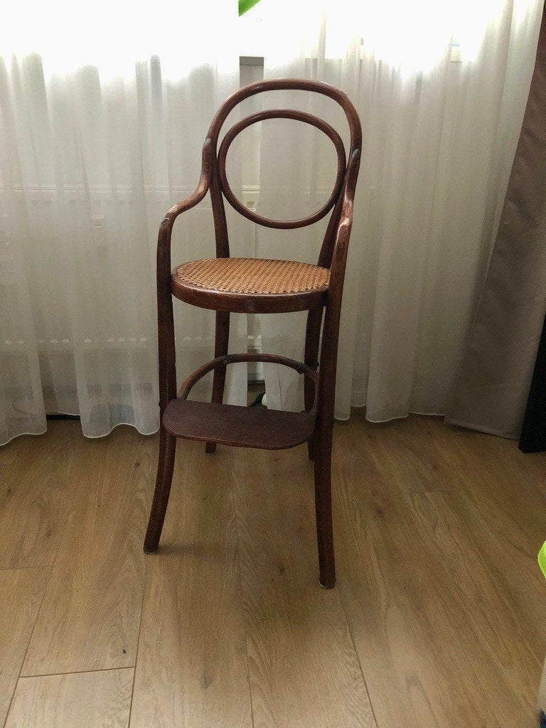 Antiek kinderstoel Thonet kinder stoel antieke, Antiek en Kunst, Ophalen