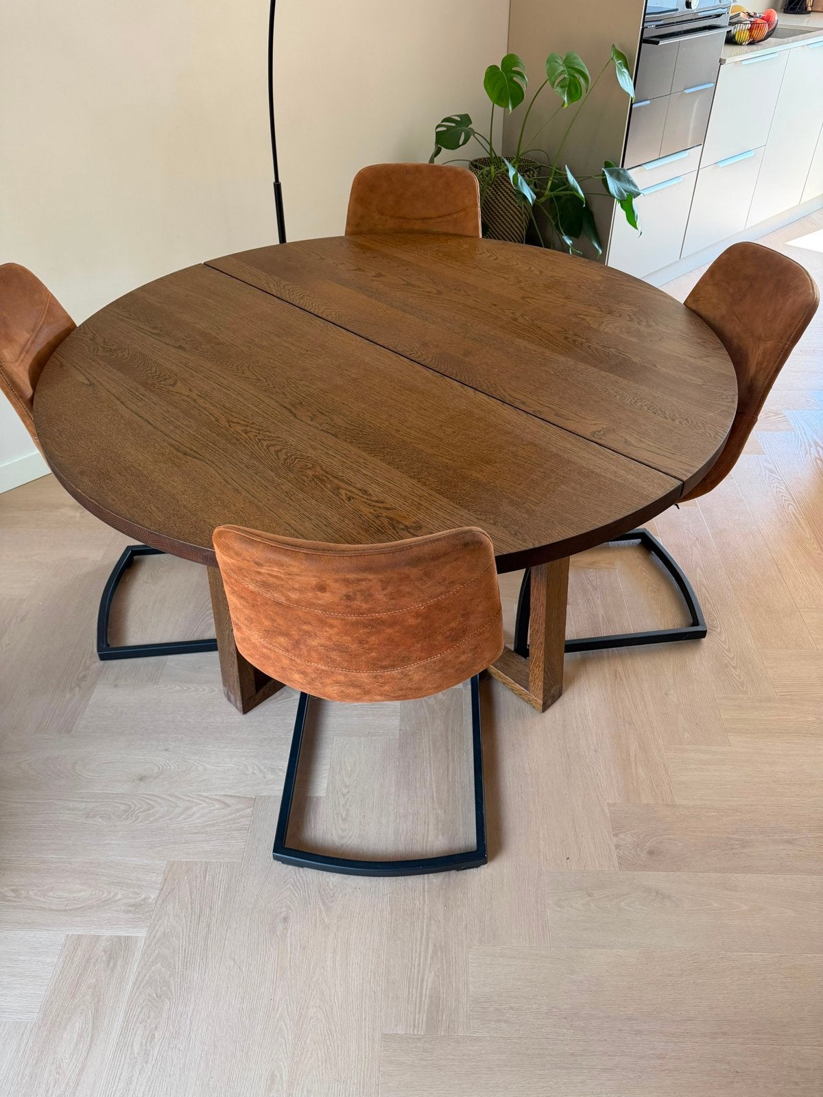 IKEA Morbylanga eettafel, 145 cm breed, 75 cm hoog, Ophalen, Gebruikt, 100 tot 150 cm, Eikenhout