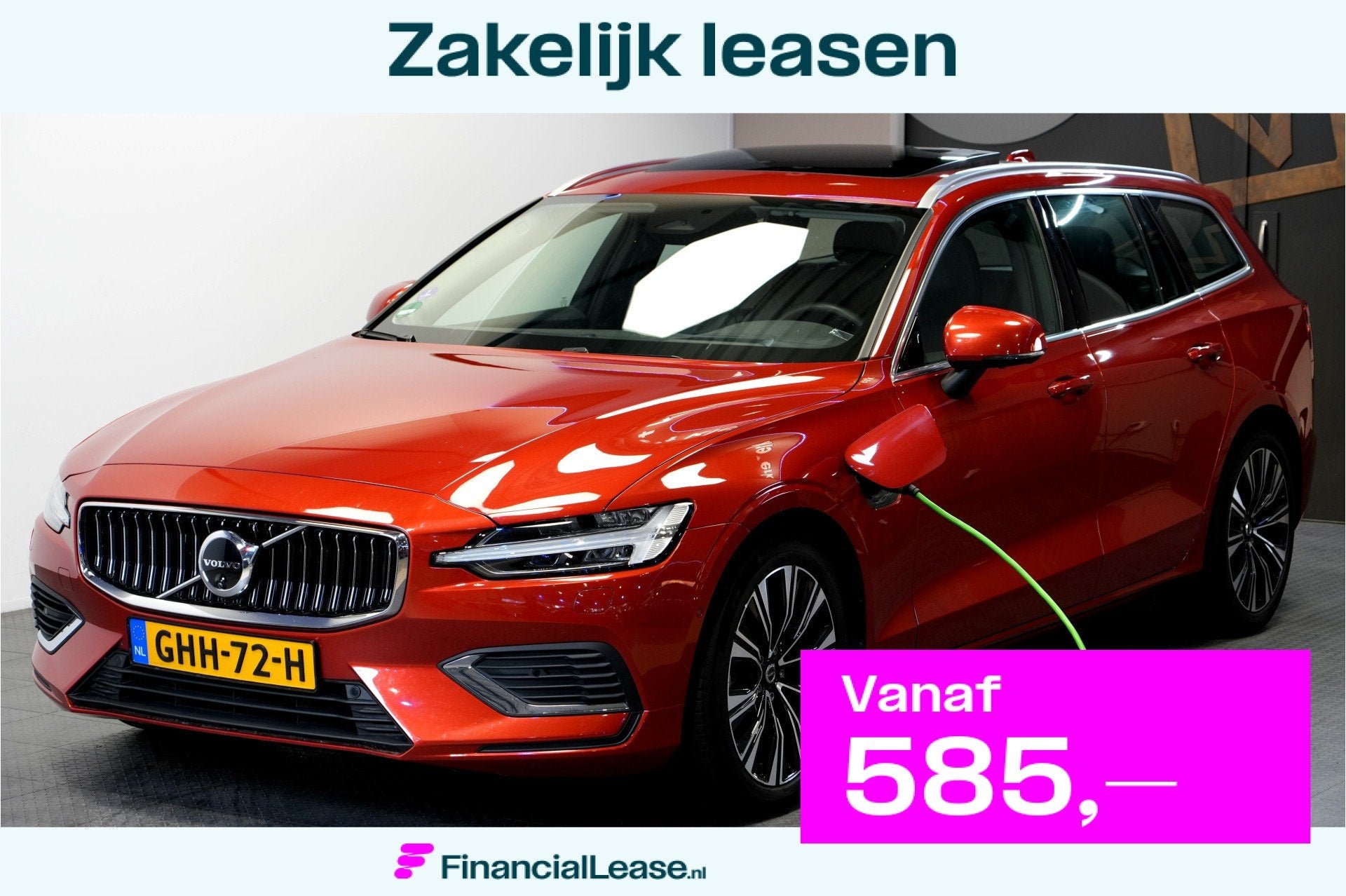 Volvo V60 2.0 T6 AWD Plug-in hybrid 293kW/399pk Aut8 Ultra B, Automaat, Dealer onderhouden, Gebruikt, Geïmporteerd