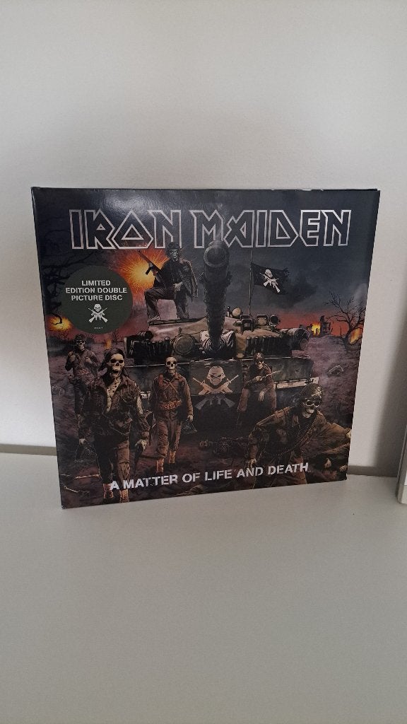 Iron Maiden A Matter Of Life and Death picture disc LP, Cd's en Dvd's, Heavy metal, Ophalen of Verzenden, Picture disc, 12 inch