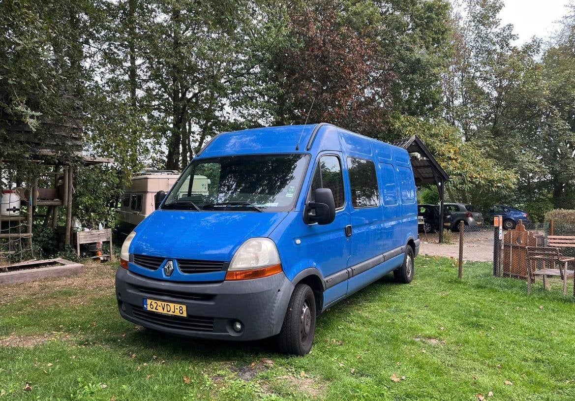 Renault Master T35 2.5 DCI  L3h2 E4 bj2007, Auto's, Voorwielaandrijving, Stof, Zwart, 4 cilinders
