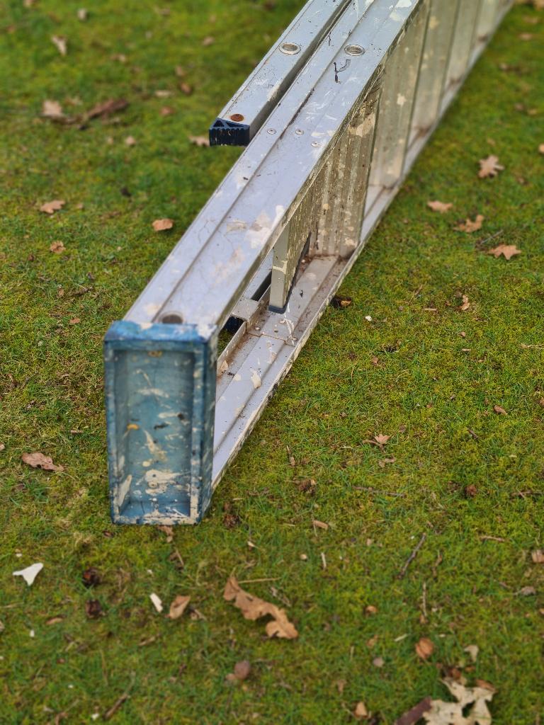 bordestrap, Doe-het-zelf en Verbouw, Ladders en Trappen, Ophalen, Zo goed als nieuw, Opvouwbaar of Inschuifbaar, 2 tot 4 meter