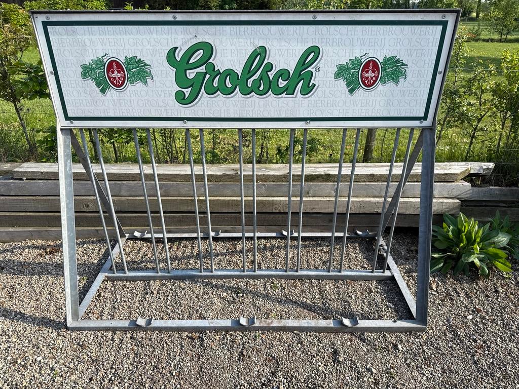 Grolsch Fietsenrek - Stevig en Origineel, Ophalen, Zo goed als nieuw