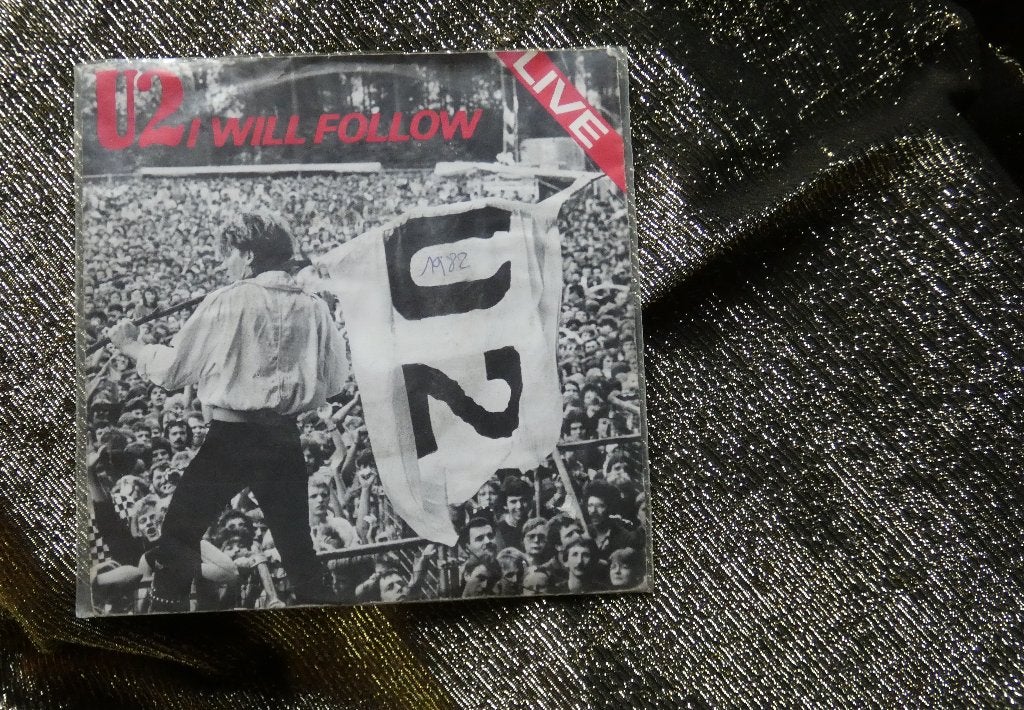 U2-Live I WILL FOLLOW, single., Ophalen, Gebruikt, Pop