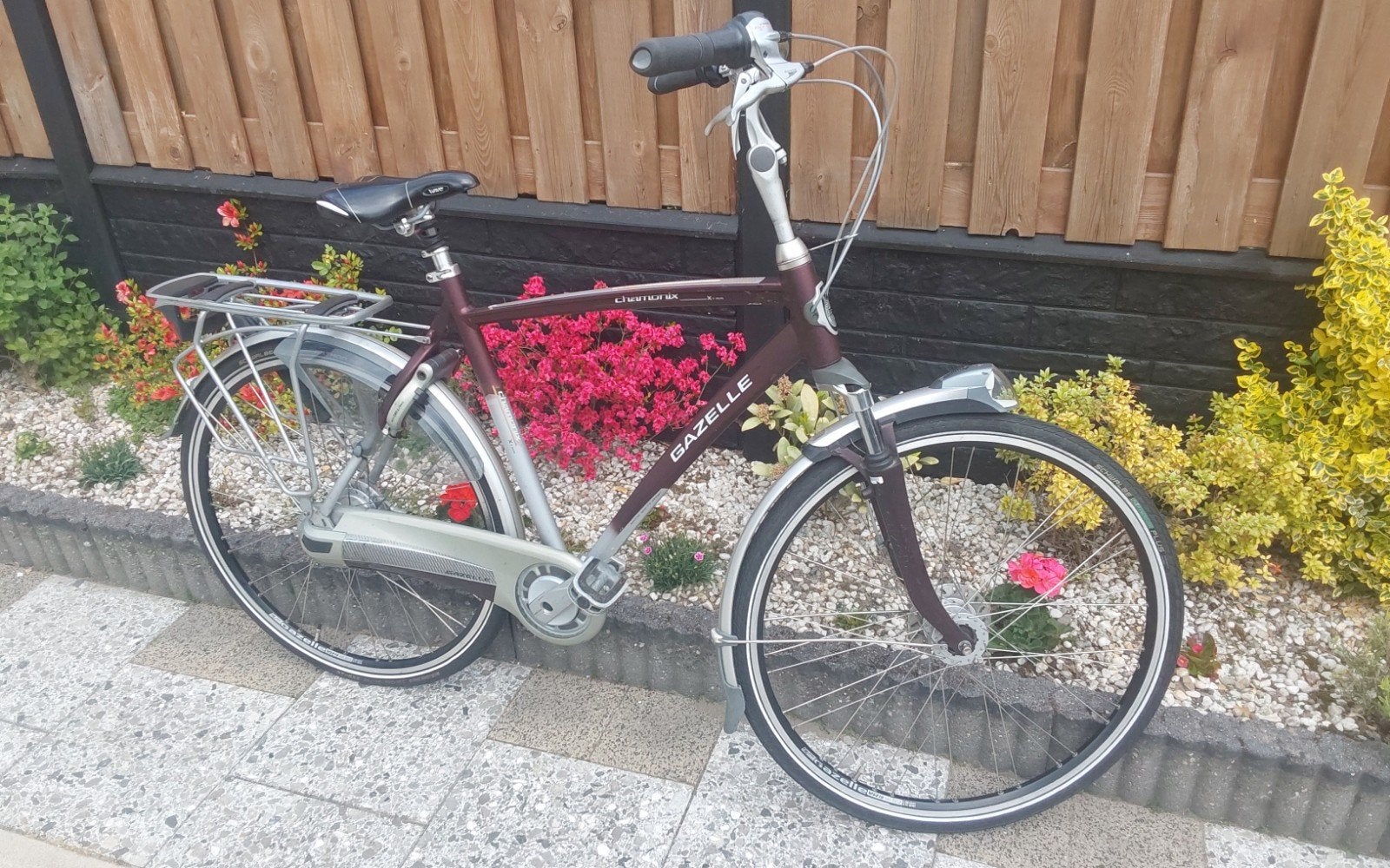 Mooie  Gazellle chamonix  herenfiets, Ophalen, Gebruikt, Versnellingen, 61 tot 65 cm
