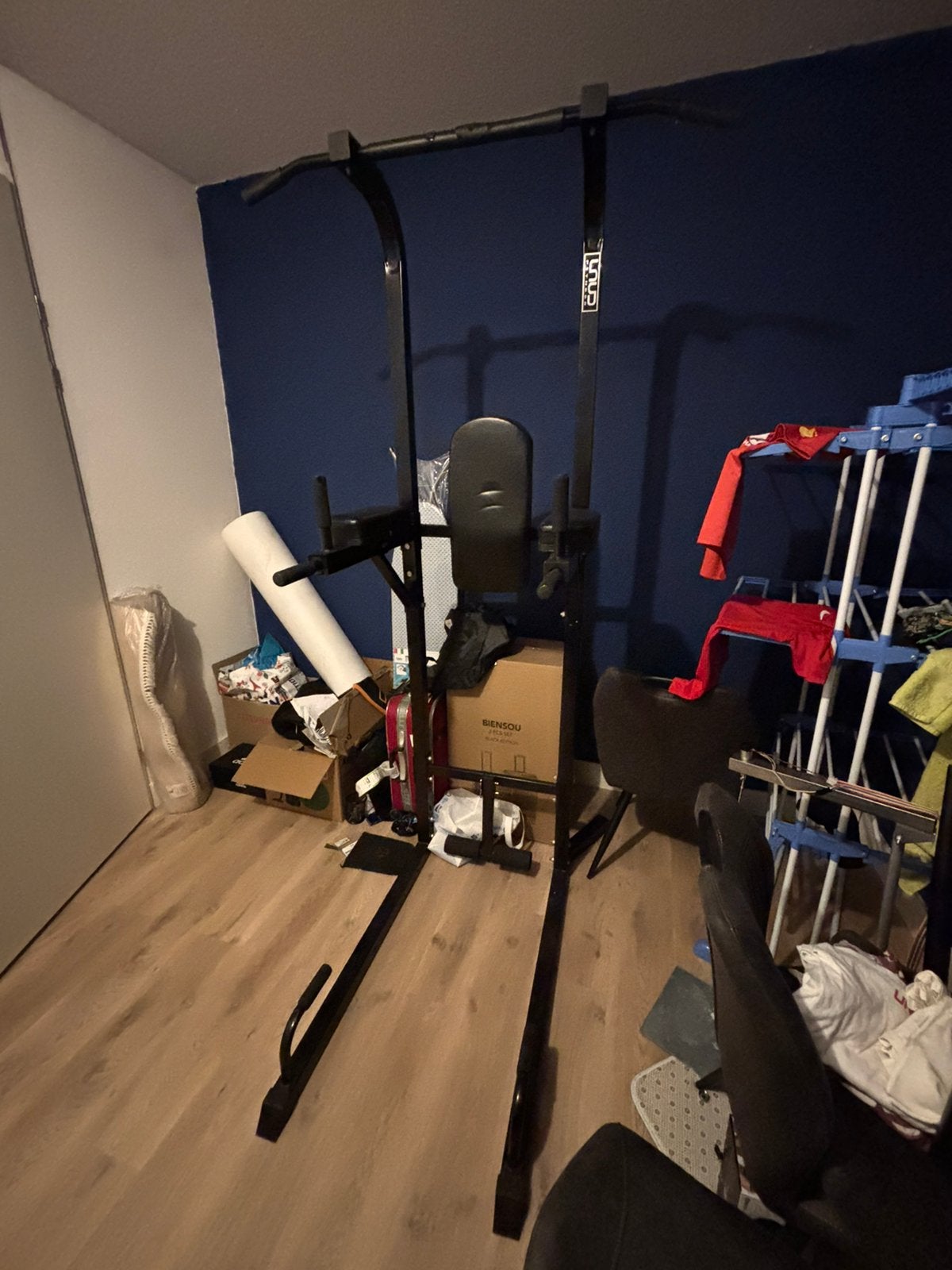 Power tower, Sport en Fitness, Fitnessapparatuur, Ophalen, Zo goed als nieuw, Krachtstation