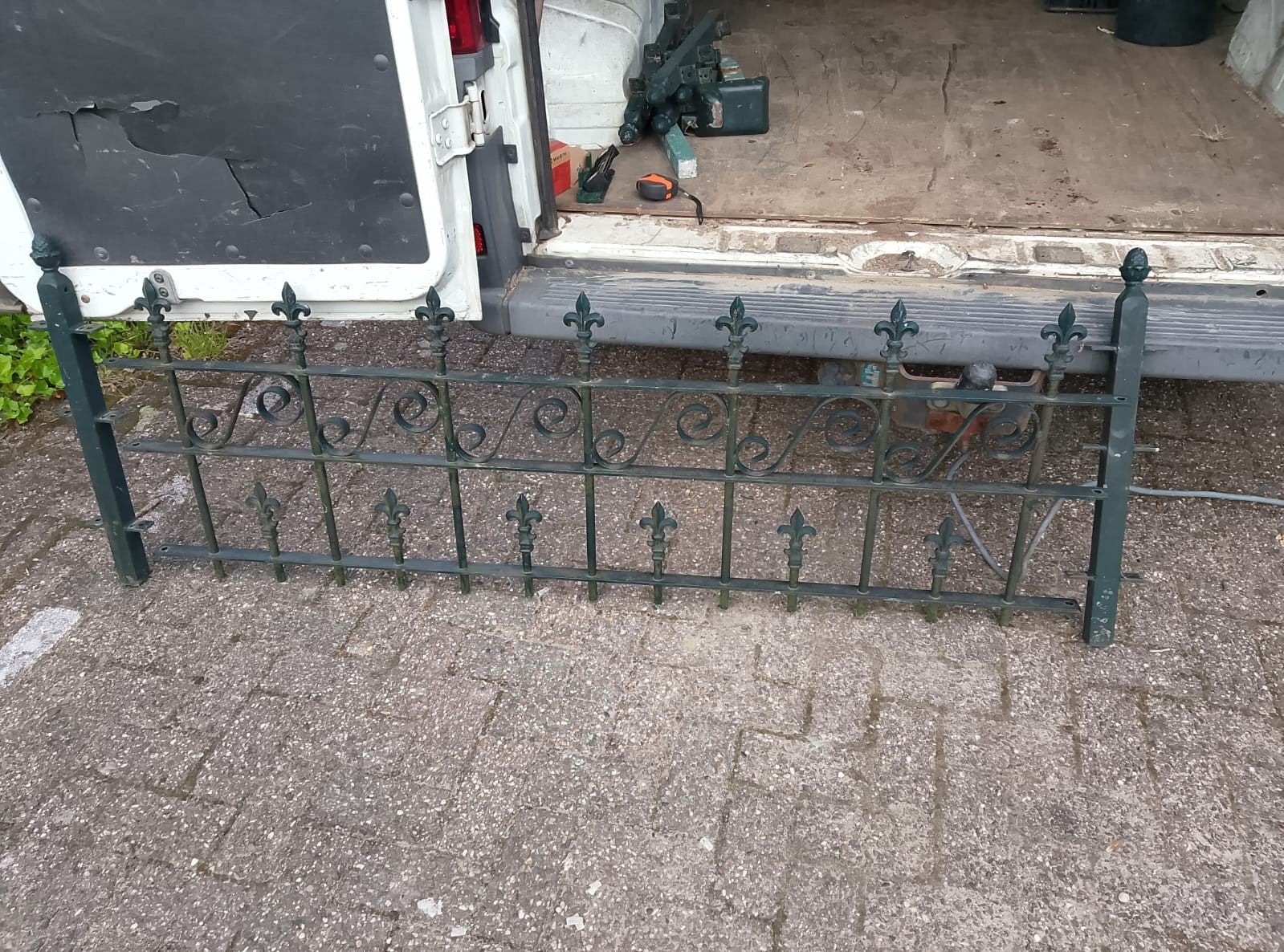 Sier  hekwerk, Ophalen, Gebruikt, IJzer, Sierhekwerk