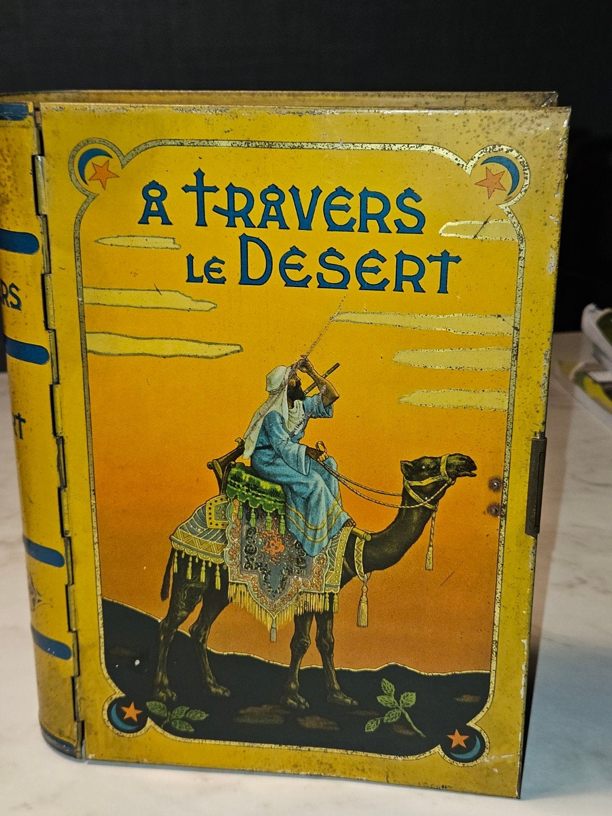 Blik boek bekkers a travers le desert van melle, Ophalen of Verzenden, Overige