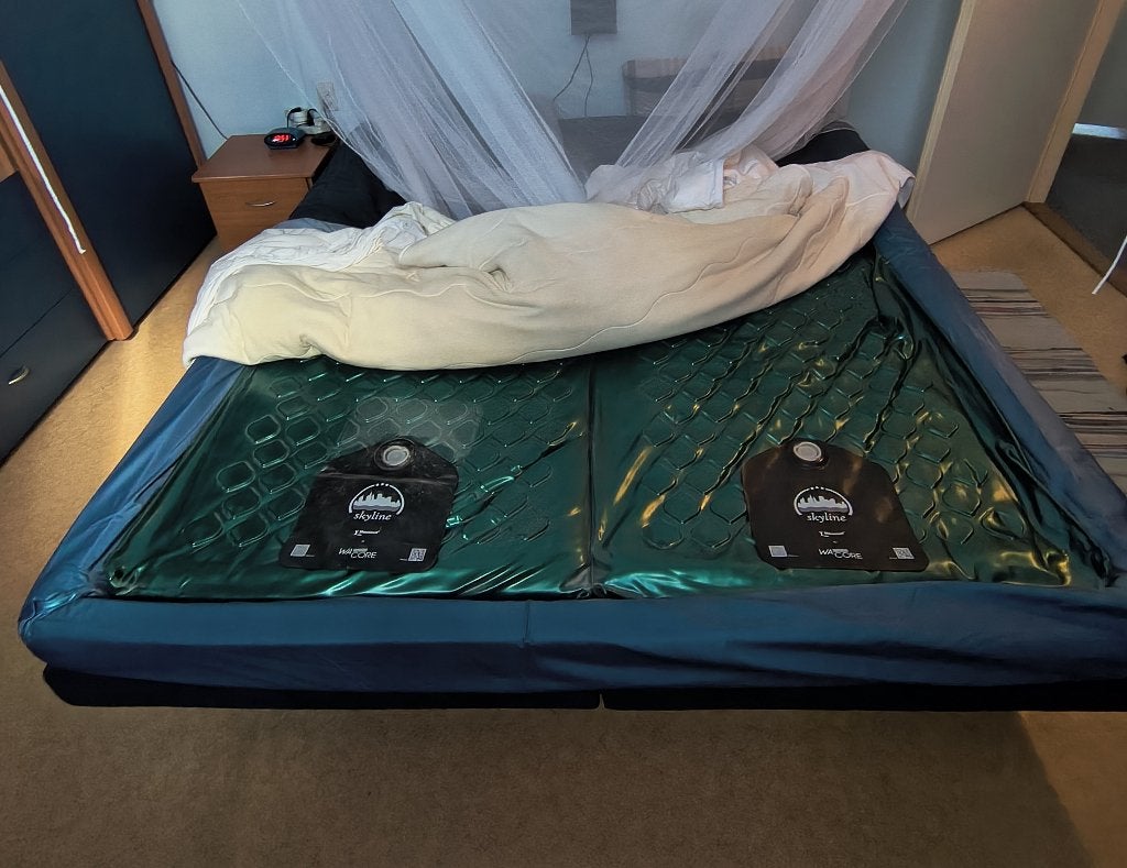 Waterbed, Huis en Inrichting, Slaapkamer | Waterbedden, Ophalen, 210 cm, Tweepersoons, 180 cm