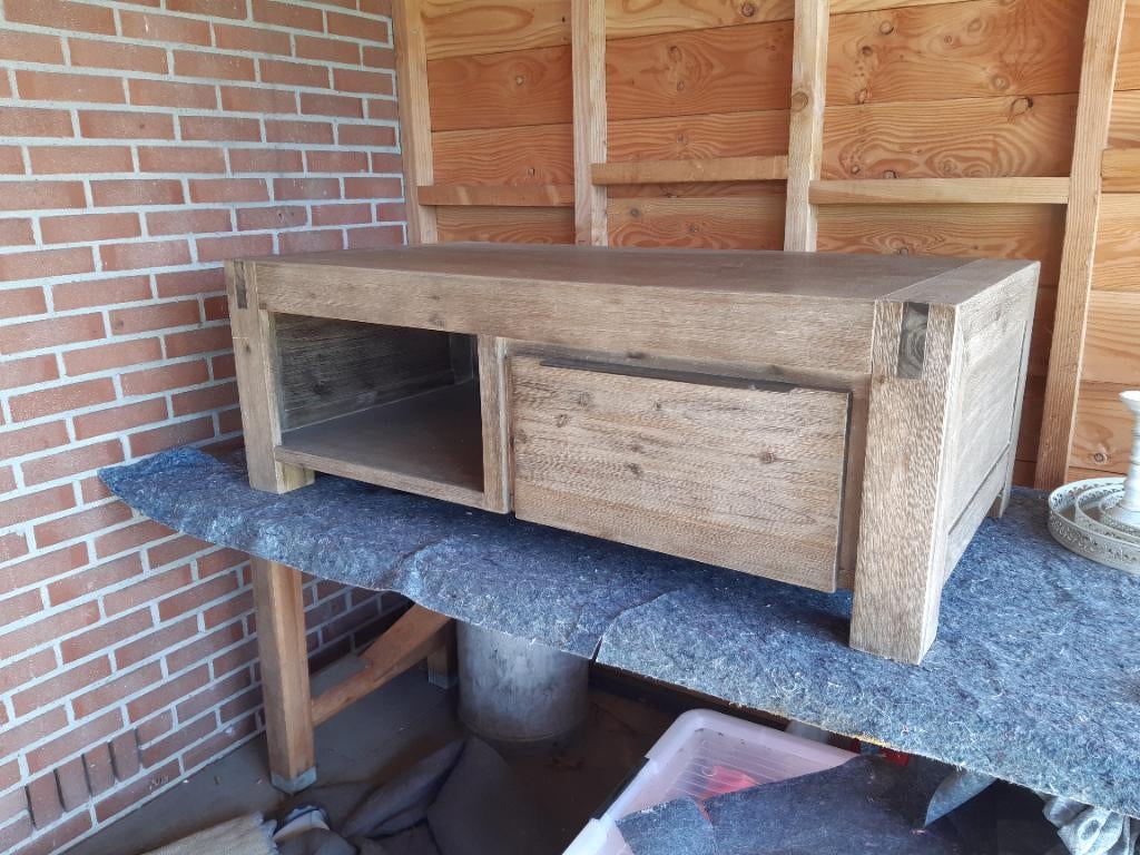 Salontafel t.e.a.b., Ophalen, Gebruikt, 100 tot 150 cm, Rechthoekig
