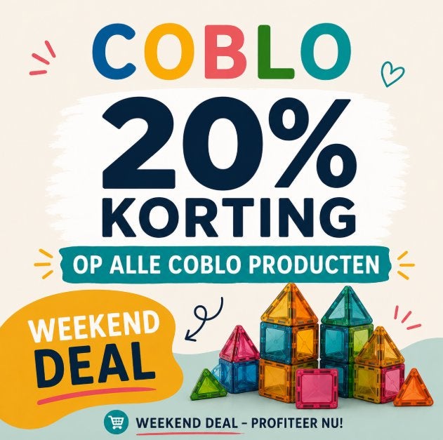 Weekend deal: 20% Korting op Coblo!, Kinderen en Baby's, Overige Kinderen en Baby's, Ophalen of Verzenden, Nieuw