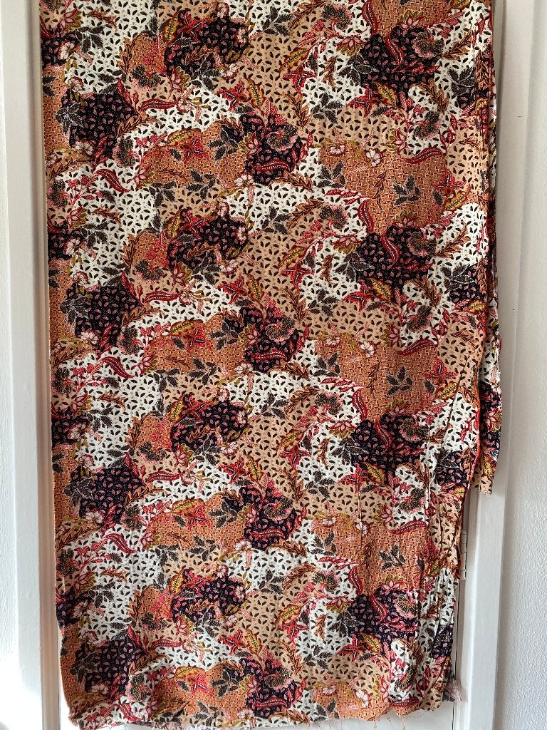 Mooie viscose met boho print, 2,50 meter, Hobby en Vrije tijd, Stoffen en Lappen, 120 cm of meer, Ophalen of Verzenden, Katoen