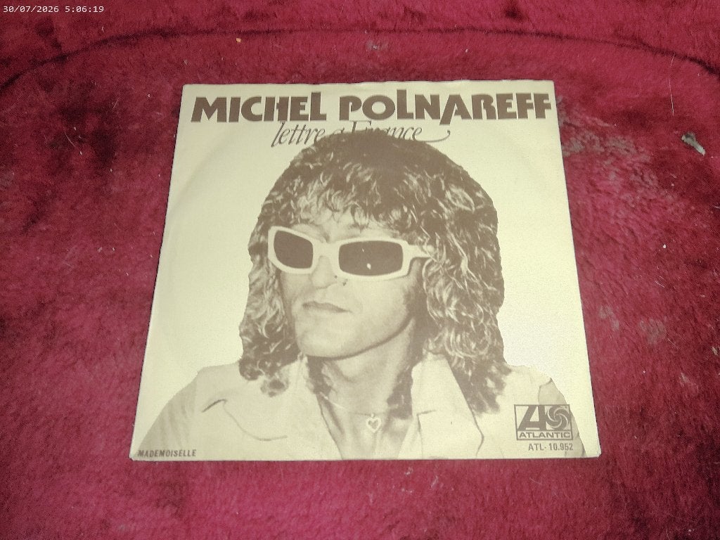 Michel Polnareff - Lettre a France, Gebruikt, Fotohoes, 7 inch, Ophalen of Verzenden