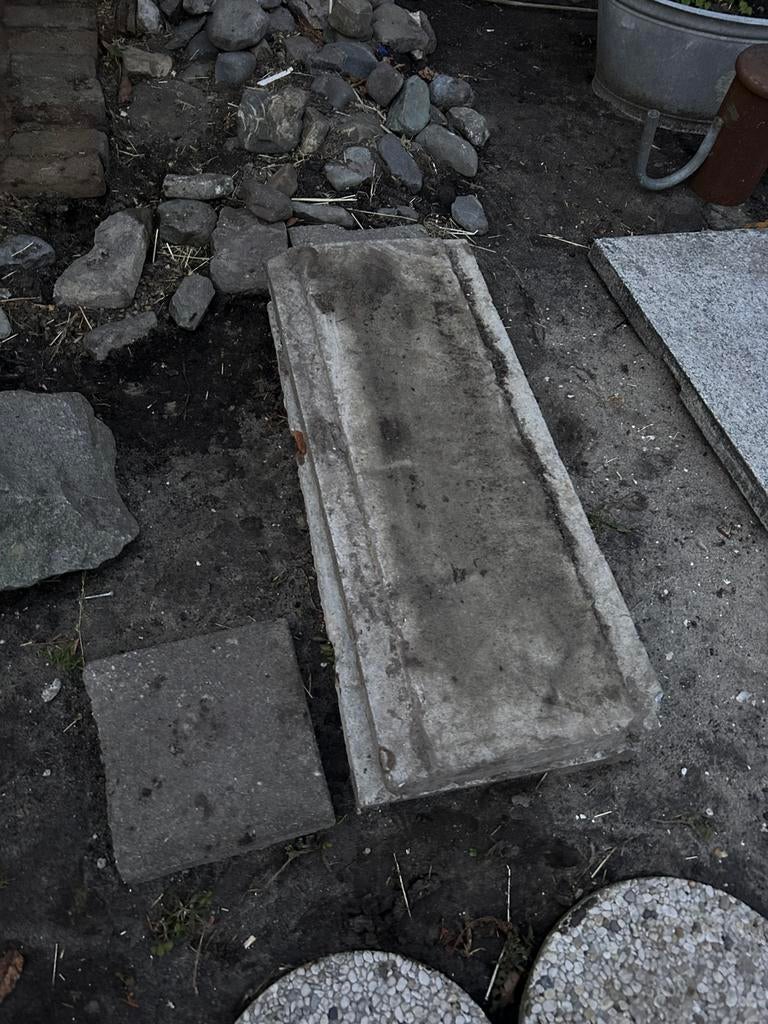 Funderingsplaat beton 100x40 8 stuks, Tuin en Terras, Ophalen, Overige typen, Zo goed als nieuw, Minder dan 5 m²