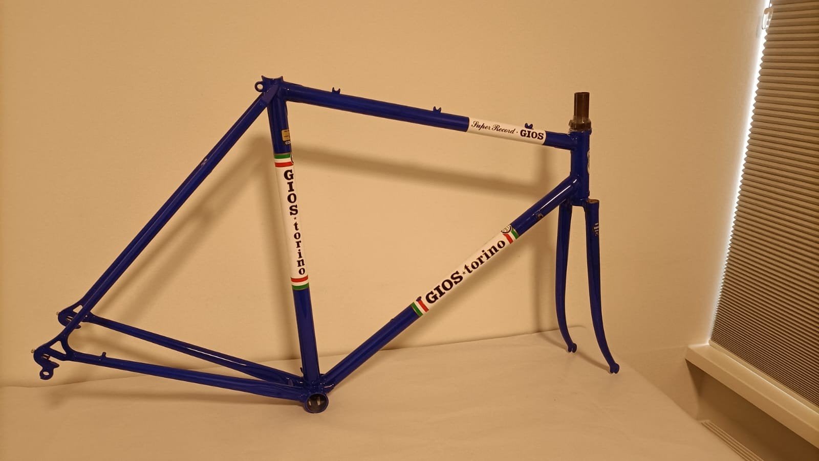 RETRO Gios Torino Super Record Frame Maat 55, 53 tot 57 cm, Ophalen of Verzenden, Minder dan 10 versnellingen, Overige merken
