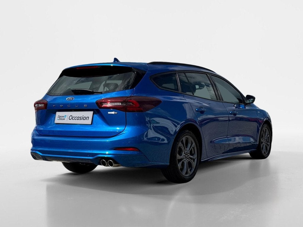 Ford Focus Wagon 1.0 EcoBoost Hybrid ST Line | Actie prijs |, 12 maanden, Gebruikt, Euro 6, Blauw
