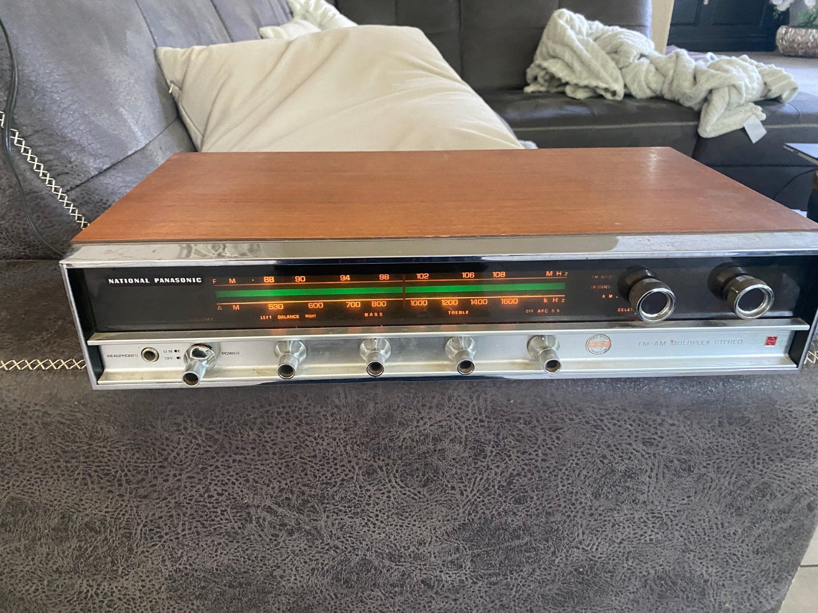 Vintage national Panasonic RE 7670B receiver, Ophalen of Verzenden, Gebruikt