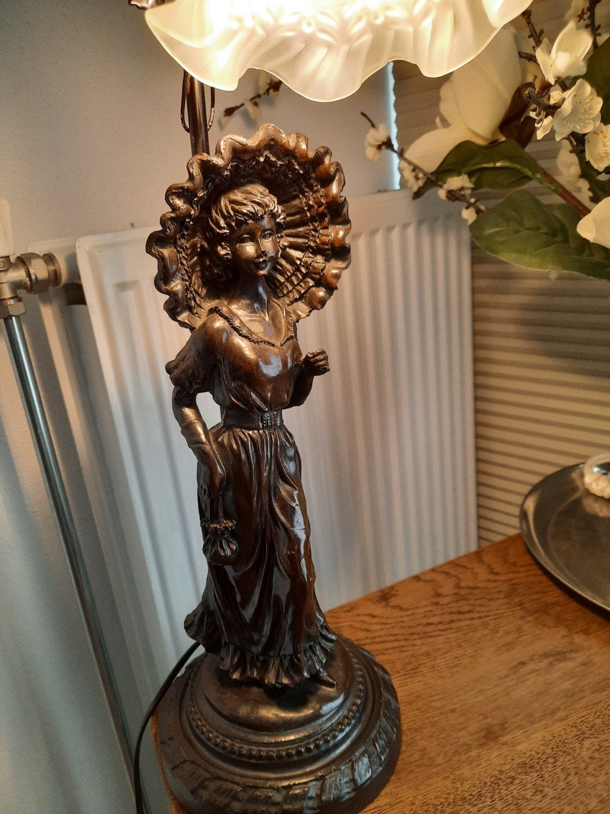Vintage Freule bureaulamp/nachtkastlamp, Antiek en Kunst, Ophalen
