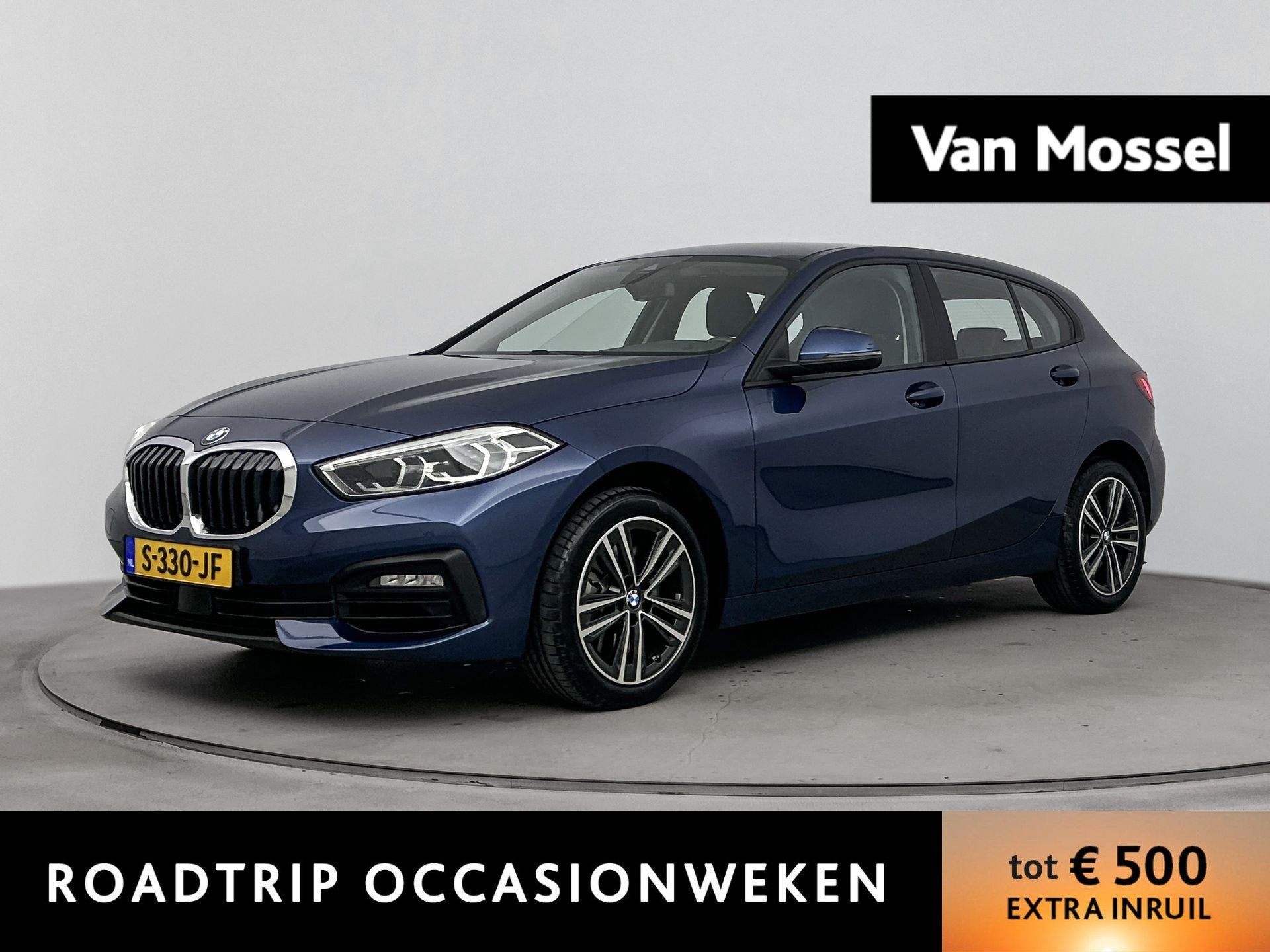BMW 1-serie 120i | PARKEERSENSOREN | LED | CRUISE CONTROL |, Auto's, Gebruikt, 4 cilinders, Blauw, 178 pk