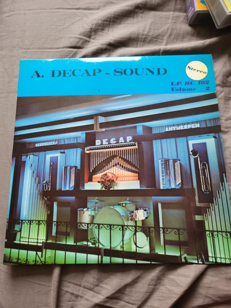 4x Mortier/Decap Orgel LP's - Klassieke Dansmuziek, Cd's en Dvd's, Ophalen of Verzenden, Gebruikt, 12 inch