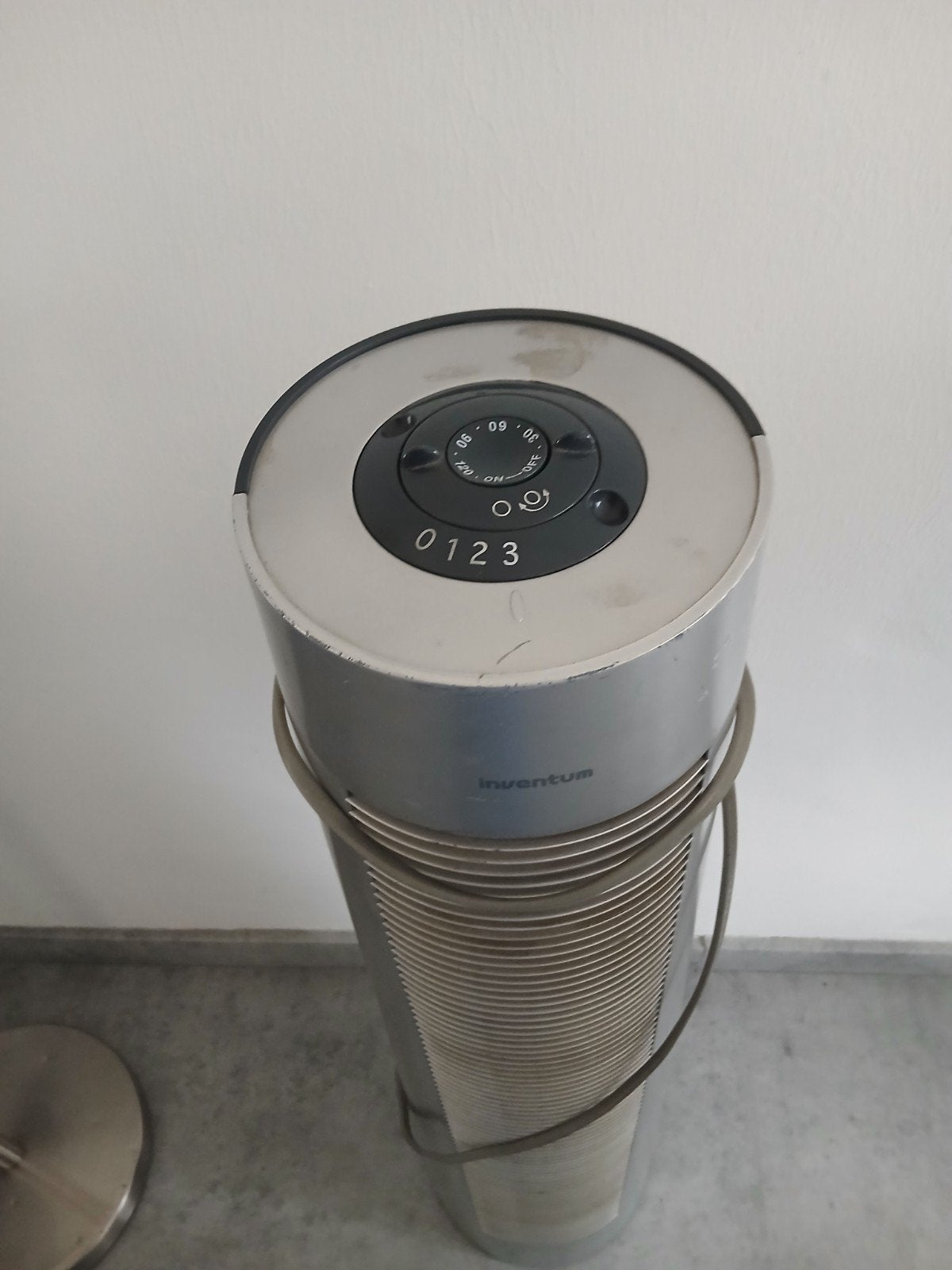 Inventum Torenventilator met Timer - Gebruikt, Witgoed en Apparatuur, Ventilatoren, Ophalen of Verzenden, Gebruikt, Torenventilator