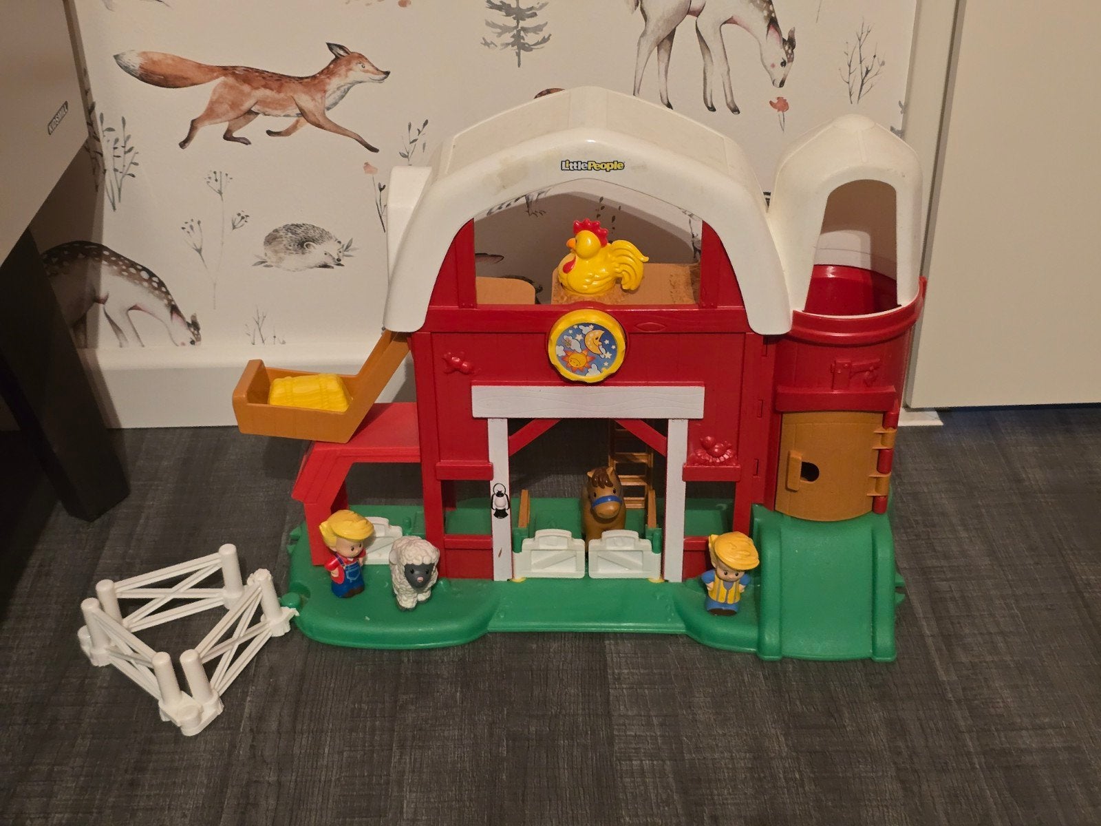 Fisher-Price Little People Boerderij met Geluid, Kinderen en Baby's, Ophalen of Verzenden, Gebruikt, Ontdekken, Met geluid
