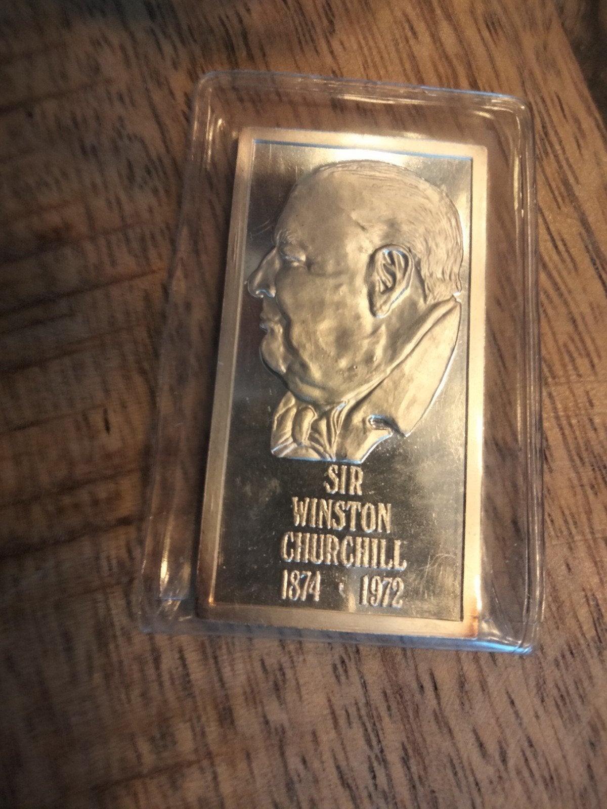 Zilveren Sir Winston Churchill herdenkingsbaar, Ophalen, Zilver