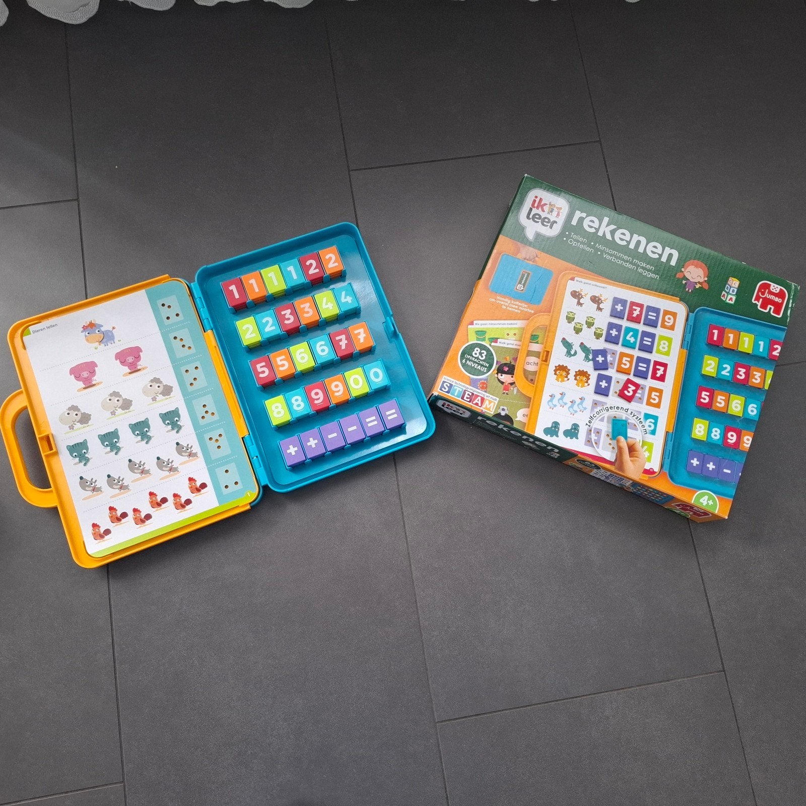 Foto 2 van Ik leer rekenen koffer - educatief spel