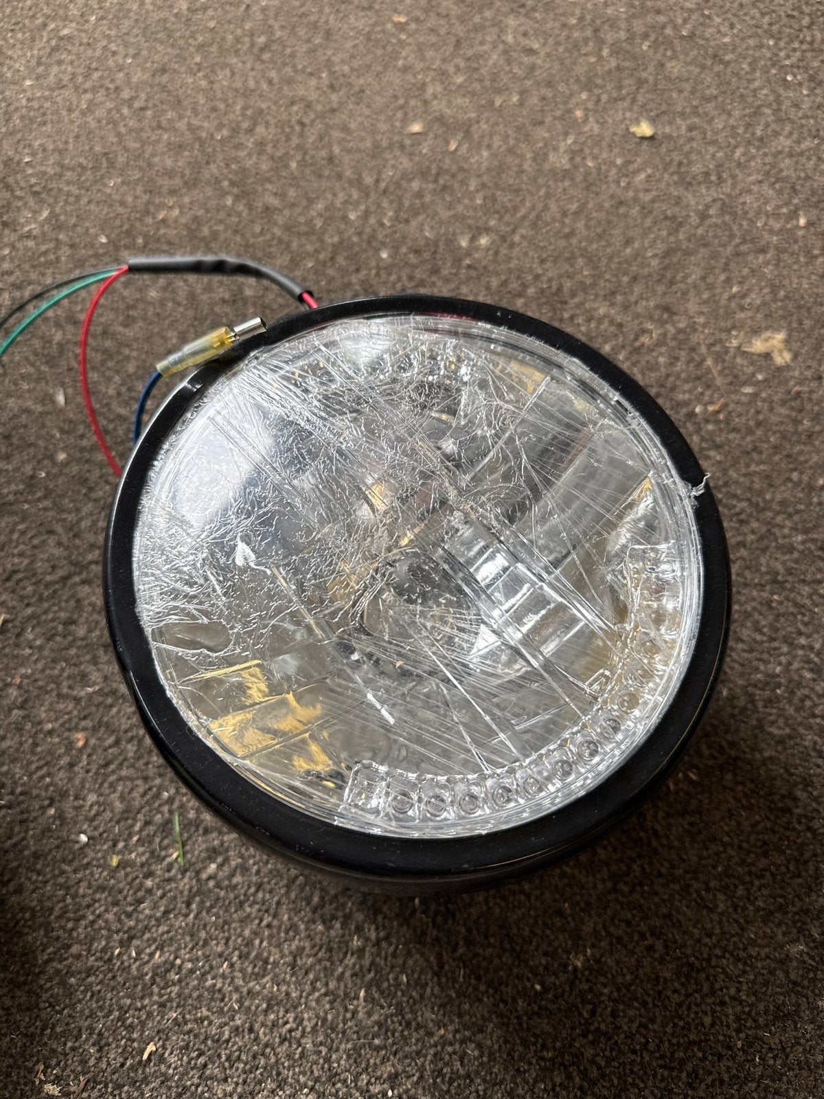 6.5" H4 Koplamp met 26 LED Knipperlichten, Ophalen, Nieuw