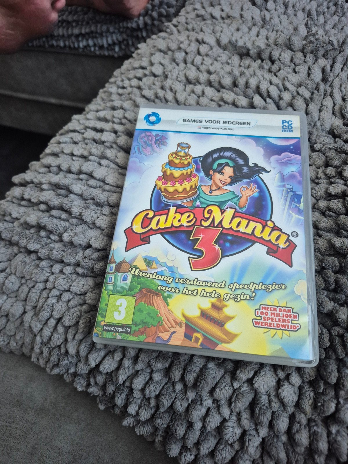 Cake Mania 3 PC CD-ROM - Avontuurlijk Bakplezier, Puzzel en Educatief, Gebruikt, 1 speler, Ophalen of Verzenden