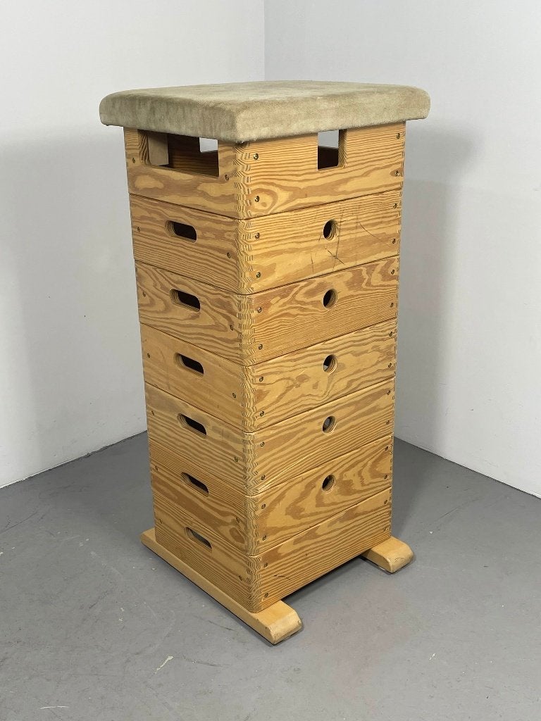 2x Vintage springkast gymkast, Ophalen, Gebruikt, Materiaal, Maat 36 t/m 42