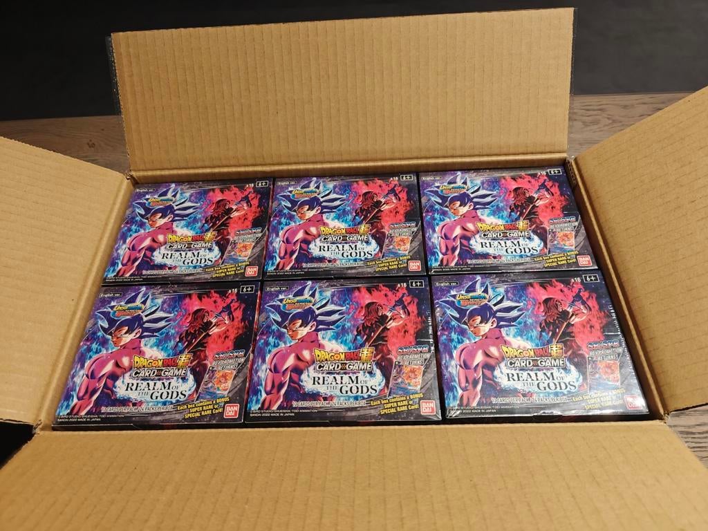 Dragonball Super Realm of the Gods BT16 Booster Box Sealed !   Verzamelkaartspellen | Overige  Marktplaats