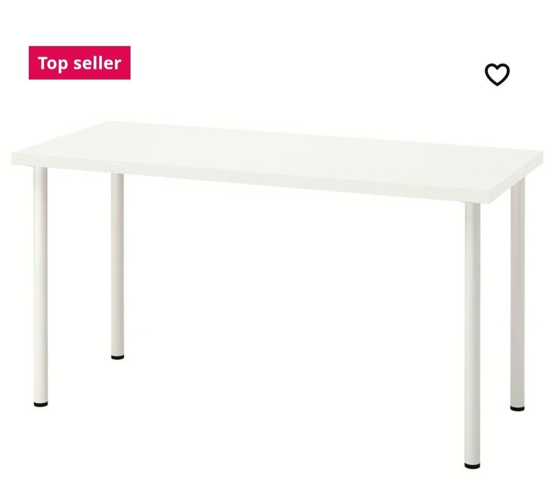 Ikea Linnmon - 140x60 cm, Huis en Inrichting, Bureaus, Ophalen, Gebruikt